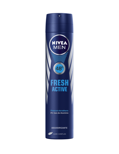 Nivea Deo Spray Masculin Fresh Active, 200ml -  - NIVEA
