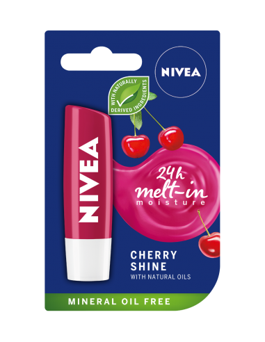 Balsam de buze Nivea Lip Care Cherry, 4,8 g -  - NIVEA