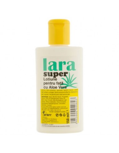 Lotiune pentru fata cu aloe vera Lara Super, 150 ml, Farmec - CREME-HIDRATARE - FARMEC