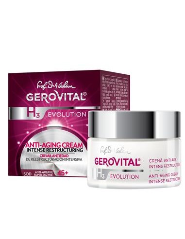 Crema anti-age intens restructuranta 45 Gerovital H3 Evolution, 50 ml, Farmec - ANTIRID - GEROVITAL