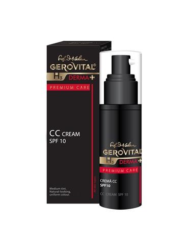 Crema CC SPF 10 Gerovital H3 Derma+ Premium Care, 30 ml, Farmec - CREME-HIDRATARE - GEROVITAL