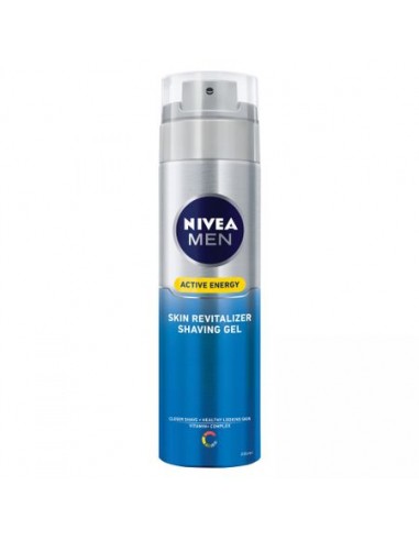 Nivea Men Skin Energy Q10 gel de ras revitalizant,  200ml - PRODUSE-RAS - NIVEA