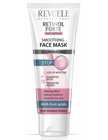 Revuele Retinol Forte Smoothing Face Mask, 80ml - PETE-PIGMENTARE - REVUELE