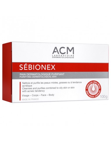 ACM Sebionex sapun dermatologic piele grasa, 100g - ACNEE - ACM