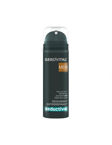 Gerovital Men Deo Seductive, 150 ml - DEODORANTE-SI-ANTIPERSPIRANTE - GEROVITAL MEN