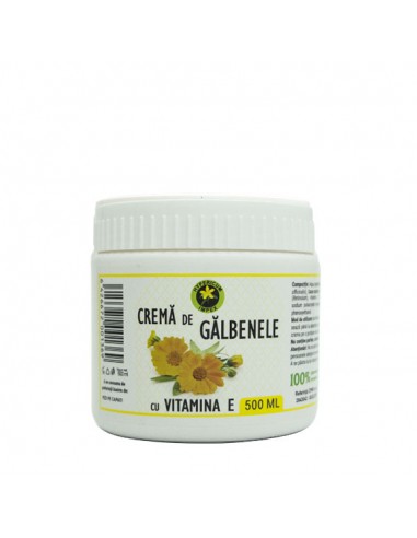 Hypericum Crema Galbenele cu Vit E 500 ml -  - HYPERICUM