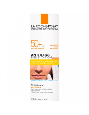 Crema Colorata Anti-pete pigmentare SPF 50+, 50 ml, Anthelios, La Roche Posay - PROTECTIE-SOLARA-ADULTI - LA ROCHE-POSAY