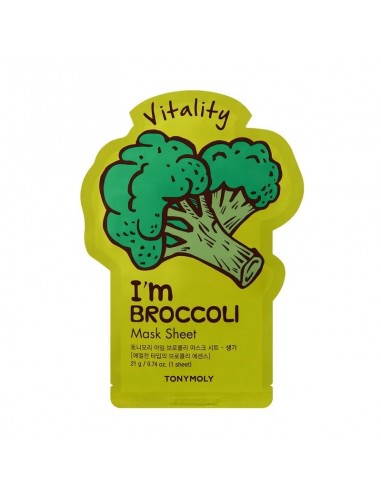 Masca revitalizanta cu broccoli I'm, 21g, TonyMoly - ANTIRID - TONYMOLY
