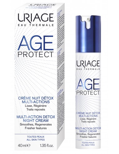 Uriage Crema Noapte Detox Antiaging Age Protect, 40ml - ANTIRID - URIAGE