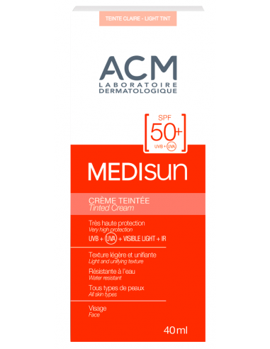 ACM Medisun Crema Colorata Light Tint SPF 50+, 40ml - PROTECTIE-SOLARA-ADULTI - ACM