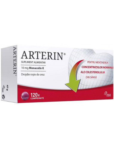 Arterin, 120 comprimate - COLESTEROL - GSK SRL OMEGA PHARMA