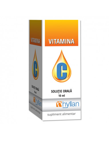 Vitamina C solutie orala, 10 ml, Hyllan - UZ-GENERAL - HYLLAN