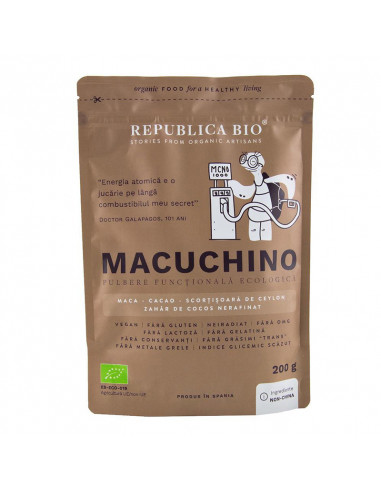 Macuchino pulbere ecologica, 200 g, Republica Bio - PRODUSE-NATURISTE - REPUBLICA BIO