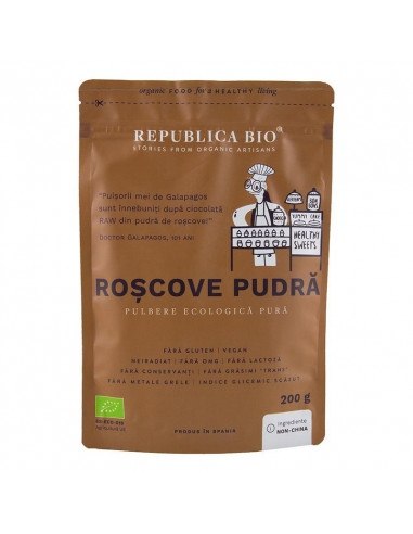 Roscove, pulbere ecologica pura, 200g, Republica Bio - PRODUSE-NATURISTE - REPUBLICA BIO