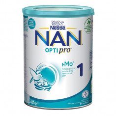 Lapte praf NAN 1 Optipro 400g, de la nastere, Nestle