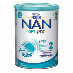 Lapte praf NAN 2 Optipro 400 g, de la 6 luni, Nestle