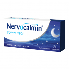 Nervocalmin Somn usor cu valeriana, 20 capsule, Biofarm