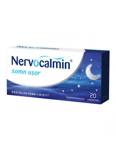 Nervocalmin Somn usor cu valeriana, 20 capsule, Biofarm - STRES-SI-SOMN - BIOFARM