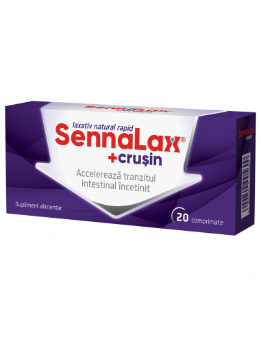 SennaLax plus Crusin, 20 comprimate, Biofarm - CONSTIPATIE - BIOFARM