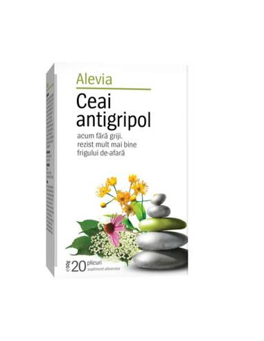 Ceai antigripol, 20 plicuri, Alevia - UZ-GENERAL - ALEVIA