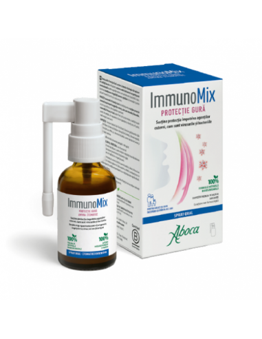 ImmunoMix spray protectie gura, 30 ml, Aboca - IMUNITATE - ABOCA