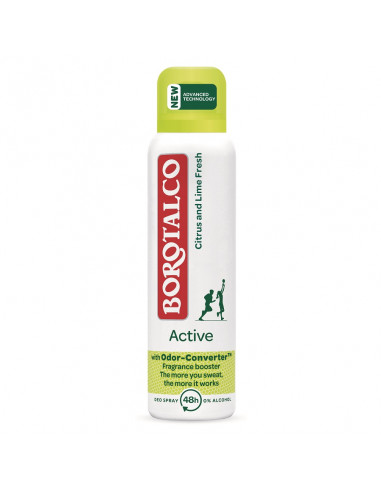 Deodorant spray Active Citrus and Lime, 150 ml, Borotalco - DEODORANTE-SI-ANTIPERSPIRANTE - BOROTALCO