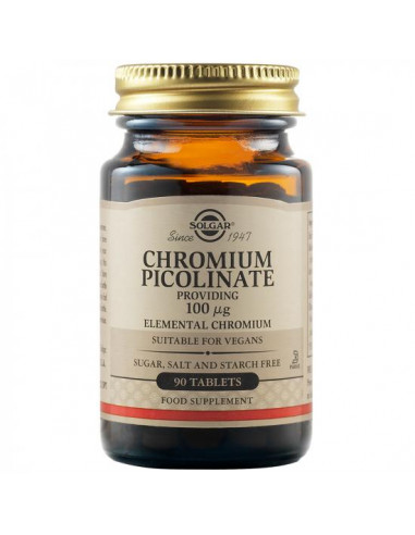 Chromium picolinate 100 mg, 90 capsule, Solgar -  - SOLGAR