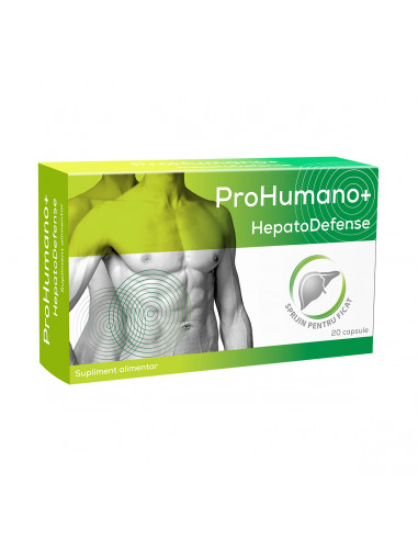 Prohumano+ Hepatodefense, 20 capsule, Pharmalinea - HEPATOPROTECTOARE - PHARMALINEA