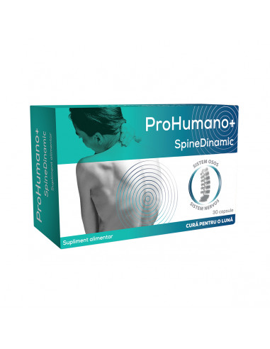 ProHumano + Spine Dinamic, 30 capsule, Pharmalinea - ARTICULATII-SI-SISTEM-OSOS - PHARMALINEA