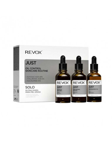 Just Oil Control Skincare Routine 3x30 ml, Revox - INGRIJIRE-PERSONALA - REVOX