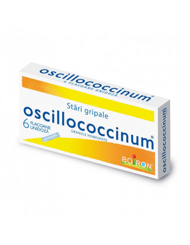 Oscillococcinum, 6 unidoze, Boiron - RACEALA-GRIPA - BOIRON