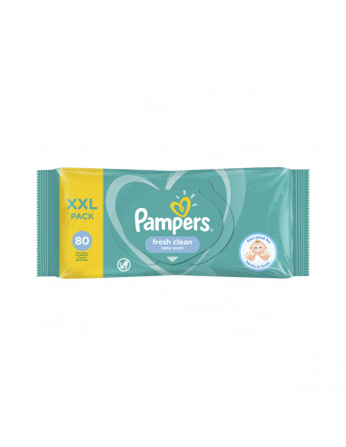 Pampers Servetele Fresh Clean, 80 bucati - SERVETELE-UMEDE - PAMPERS