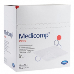 Comprese sterile Medicomp Extra, 10x10cm, 25 bucati, Hartmann