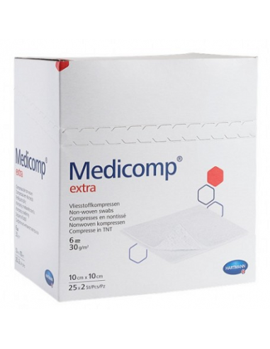 Comprese sterile Medicomp Extra, 10x10cm, 25 bucati, Hartmann -  - HARTMANN