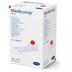 Comprese sterile Medicomp Extra, 10x20cm, 25 bucati, Hartmann
