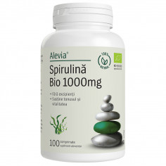 Spirulina Bio 1000 mg, 100 comprimate, Alevia