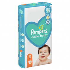 Scutece Pampers Active Baby, NR 3, 6-10 kg, 58 bucati