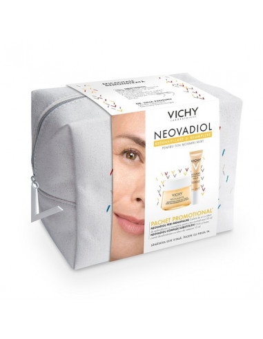 Pachet Neovadiol Peri-Menopause pentru ten normal-mixt, 50 ml + Crema contur ochi si buze Neovadiol GF, 15 ml, Vichy - ANTIRID - VICHY