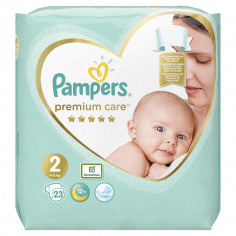 Scutece Pampers Premium Care, NR 2, 4-8 kg, 23 bucati